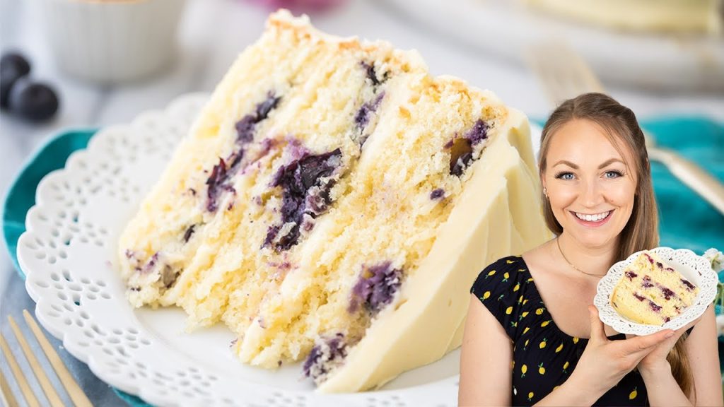 Lemon Blueberry Sunshine Cake